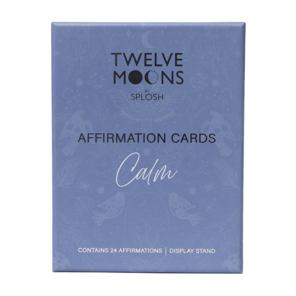 Twelve Moons Calm Affirmation Cards