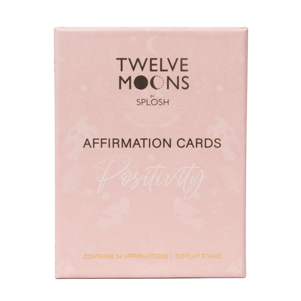 Twelve Moons Positive Affirmation Cards