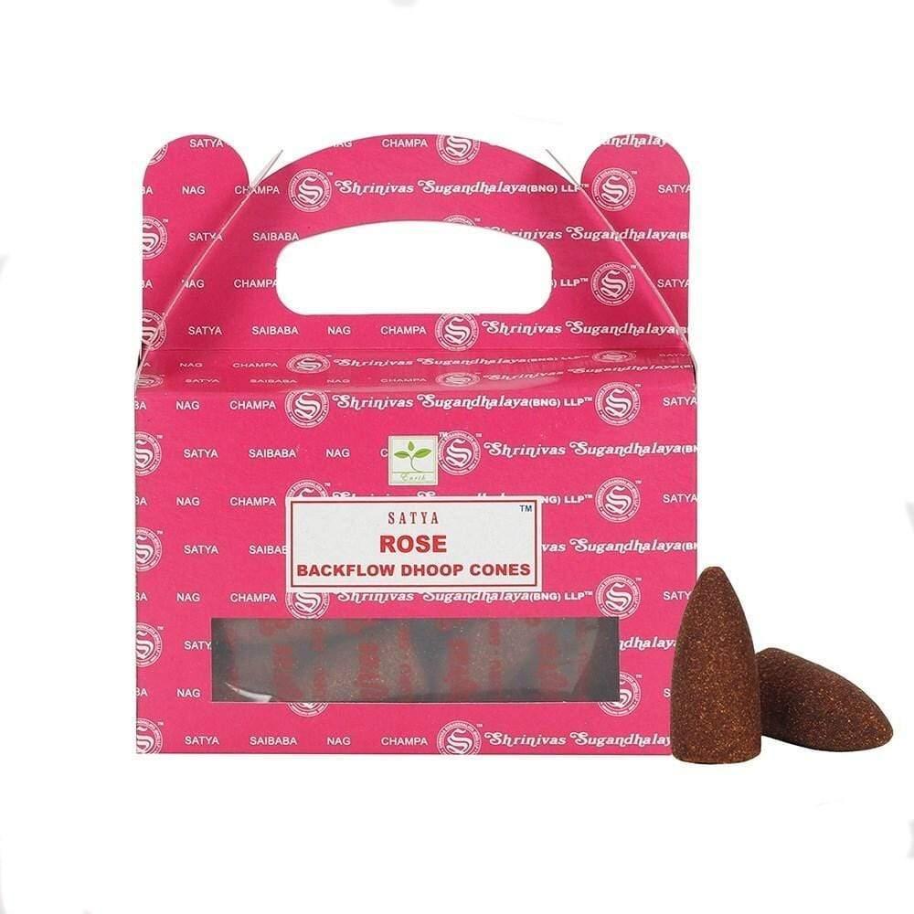 Rose Backflow Incense Cones - Inspire Me Naturally 