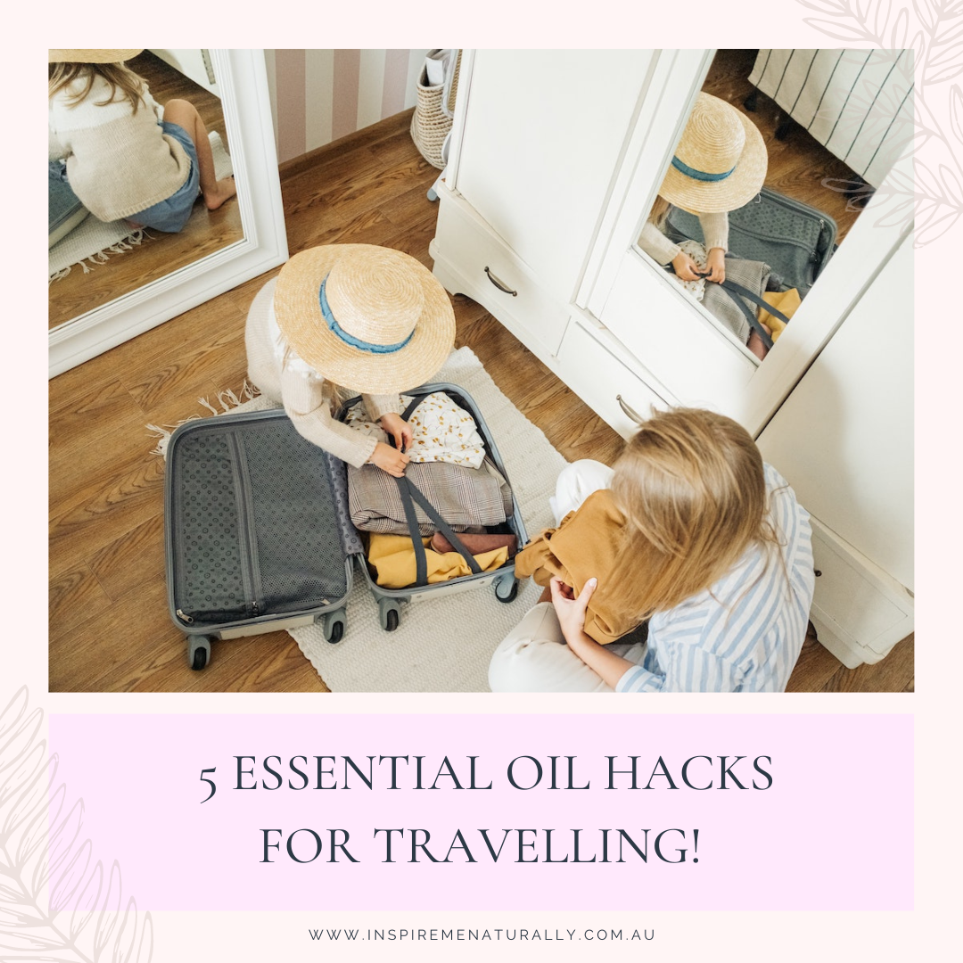 5 Essential Oil Hacks for Travelling! Inspire Me Naturally