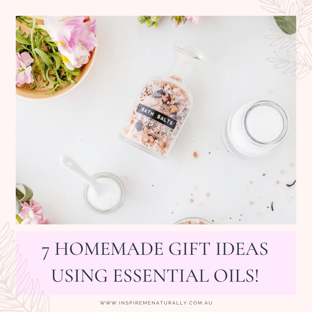 7 Homemade Christmas Gift Ideas Using Essential Oils! - Inspire Me Naturally 