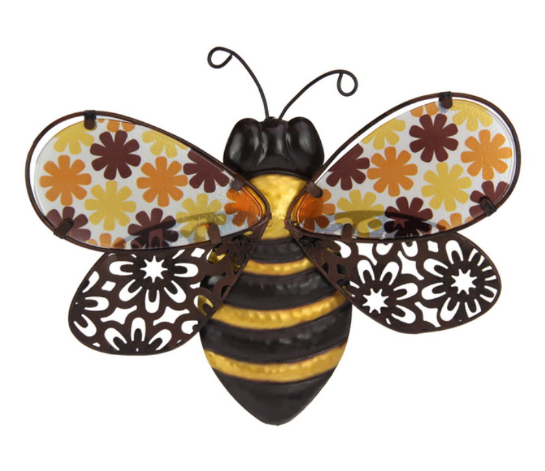 28CM Buzzing Bee Decor Garden Wall Art