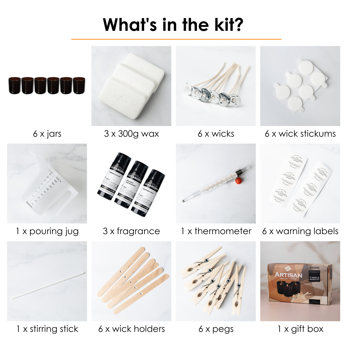 Artisan Candle Maker Kit - Amber