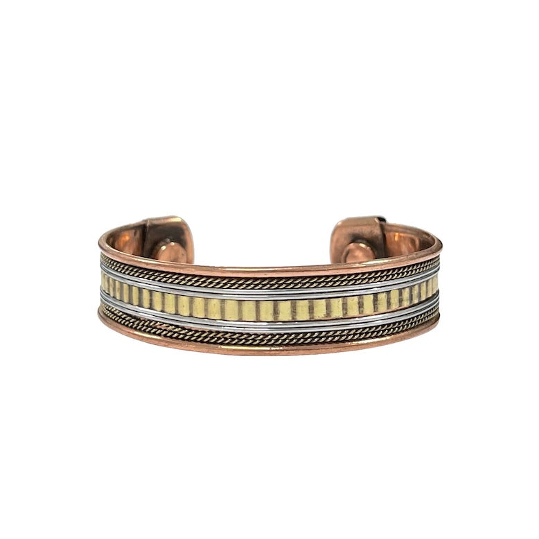 Copper Magnetic Bracelet 1.5cm Assorted