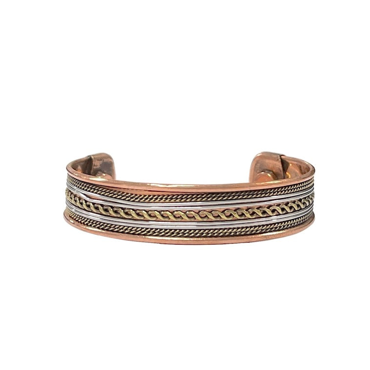 Copper Magnetic Bracelet 1.5cm Assorted