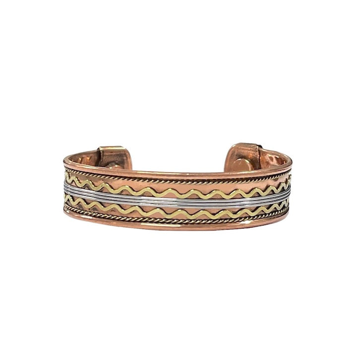 Copper Magnetic Bracelet 1.5cm Assorted