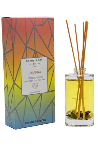 Chakra Crystal Infusions Reed Diffuser Bergamot/Lemongrass