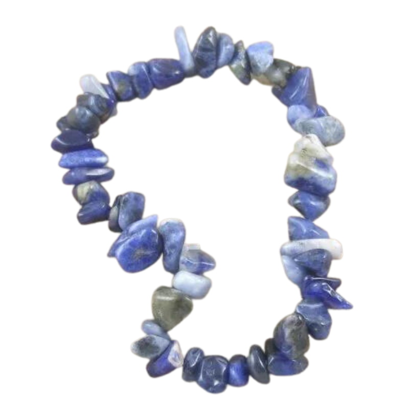 Sodalite Crystal Chip Bracelet