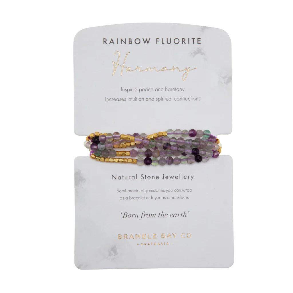 Crystal Bracelet Wrap 4.5mm Bead