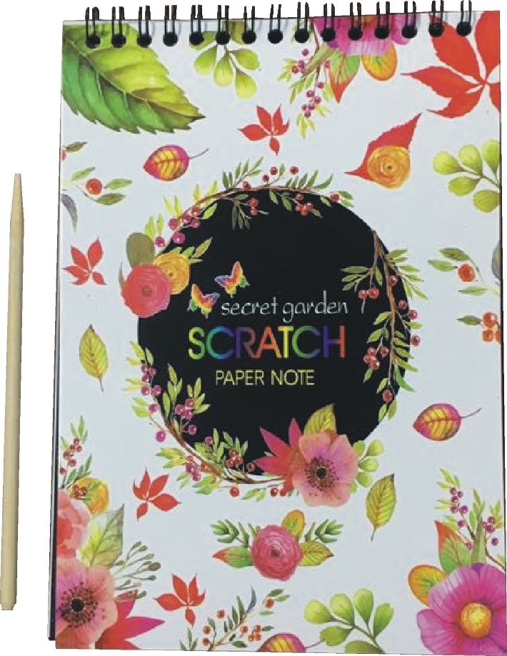 A5 Colourful Scratch Diary