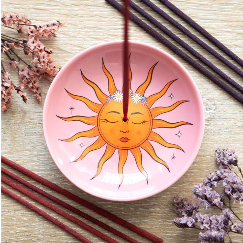 The Sun Celestial Ceramic Incense Holder