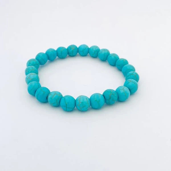 6mm Beaded Crystal Bracelet