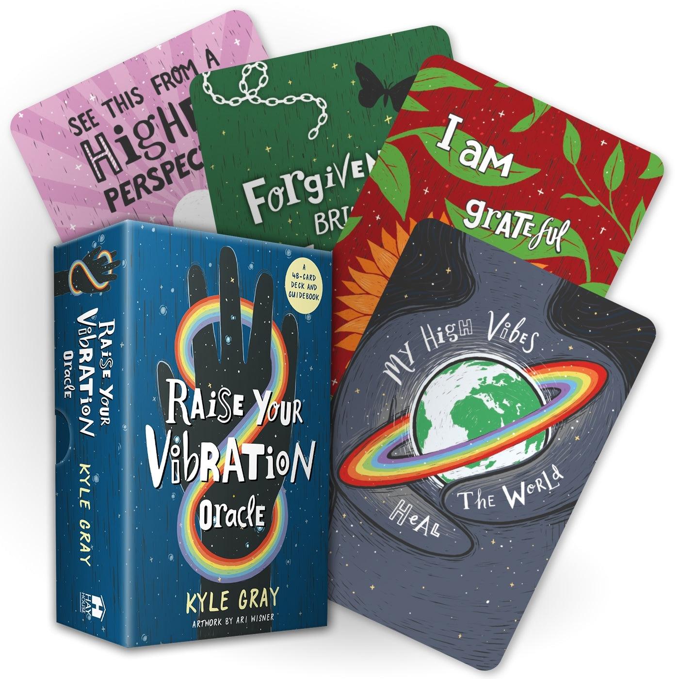 Raise Your Vibration Oracle: A 48-Card Deck and Guidebook - Inspire Me Naturally 
