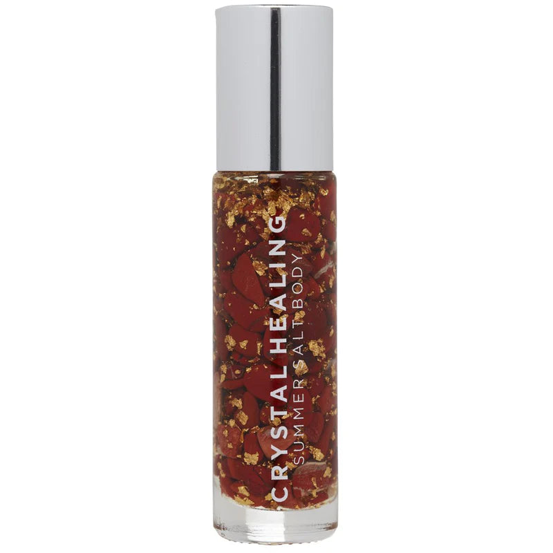 ENERGY Essential Oil Roller Red Jasper 24K Gold - 10ML - Inspire Me Naturally 