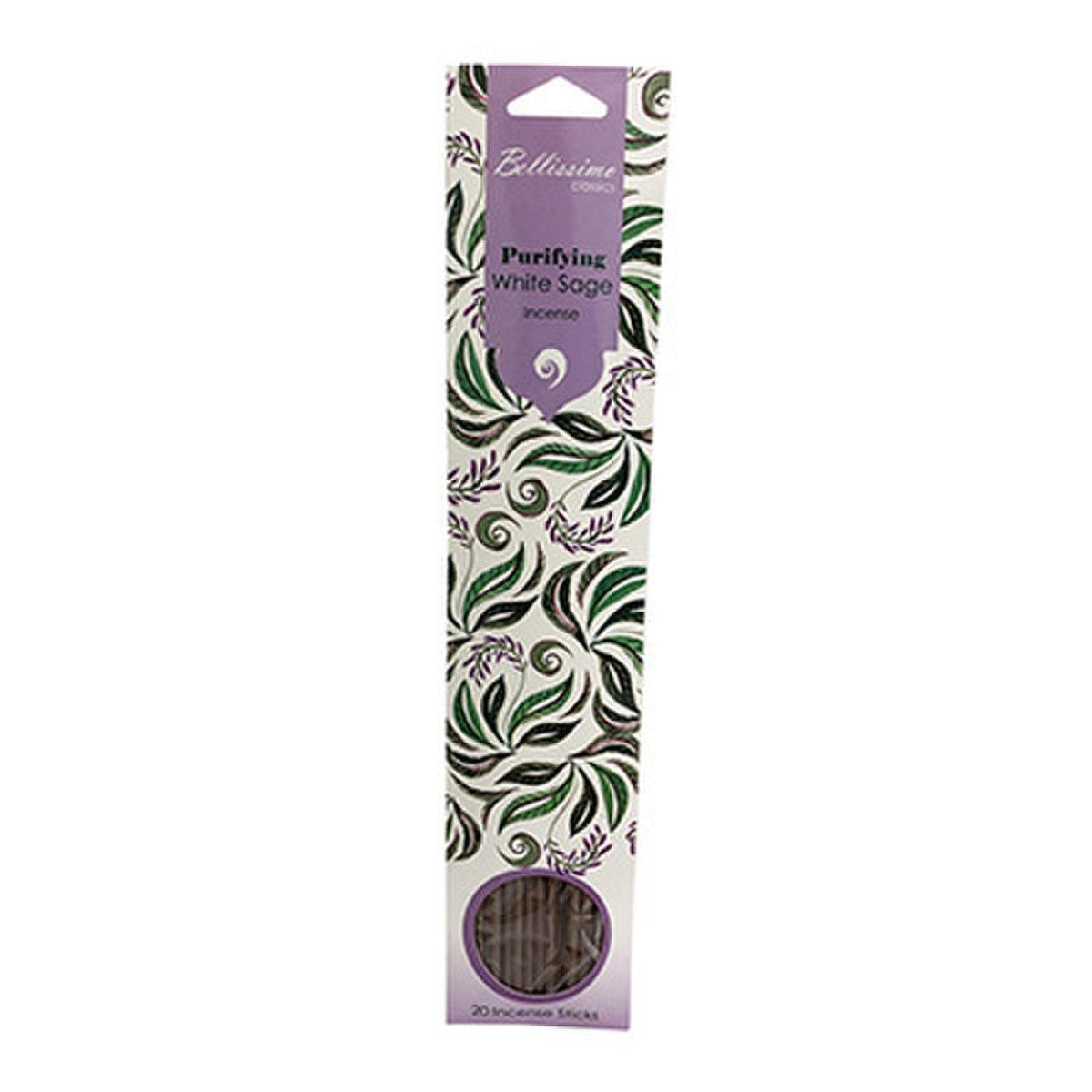 Bellissimo Classics White Sage Incense Pack of 20 - Inspire Me Naturally 