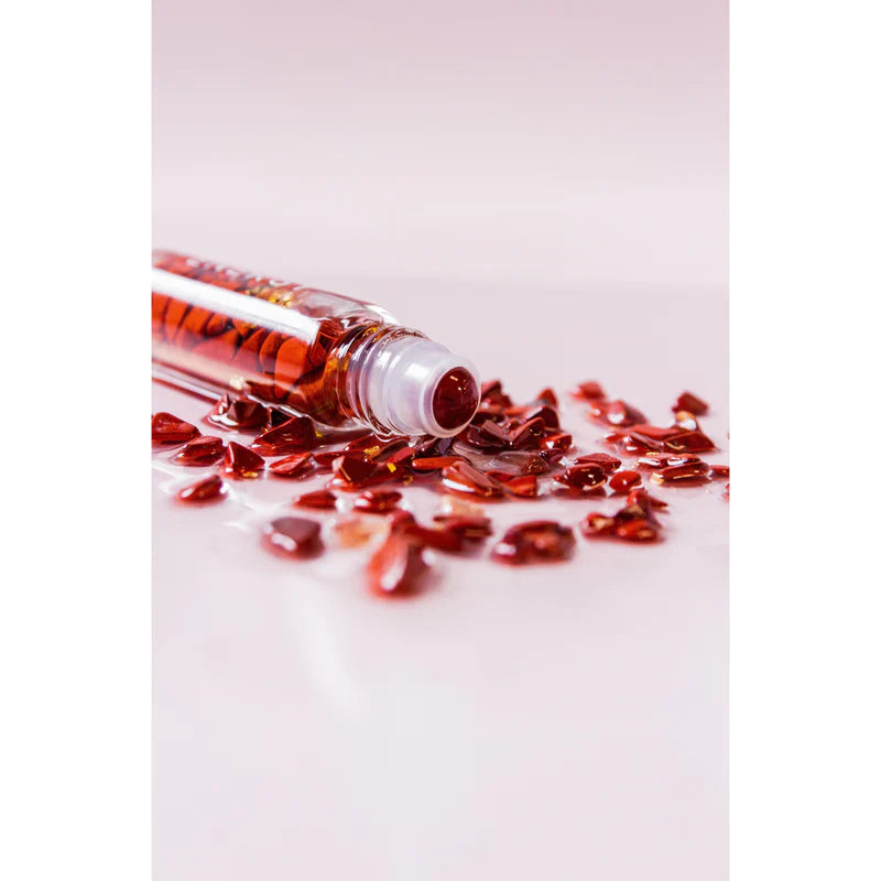 ENERGY Essential Oil Roller Red Jasper 24K Gold - 10ML - Inspire Me Naturally 