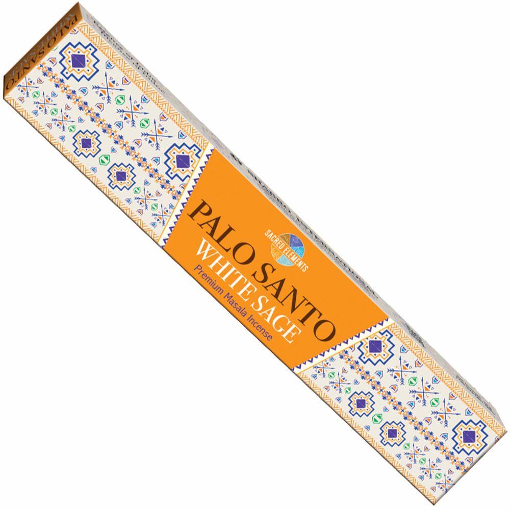 SACRED ELEMENTS Palo Santo White Sage Incense 15gms - Inspire Me Naturally 