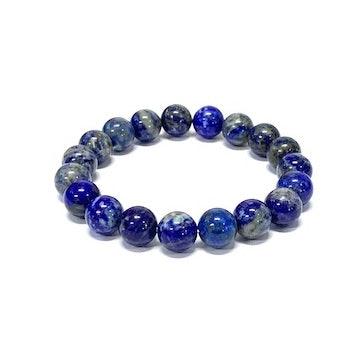 8mm Lapis Lazuli Beaded Bracelet - Inspire Me Naturally 