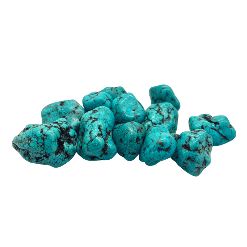 Large Blue Turquoise Howlite Tumble - Inspire Me Naturally 