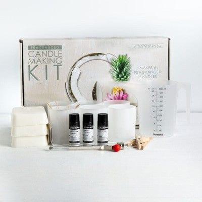 Candle Making Kit - Lotus Flower, Tropical Coconut, Champaign & Strawberries - Inspire Me Naturally 
