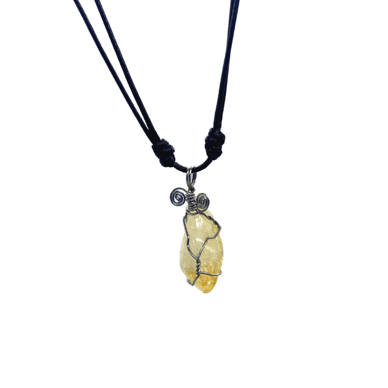 Citrine Pendant Necklace - Inspire Me Naturally 