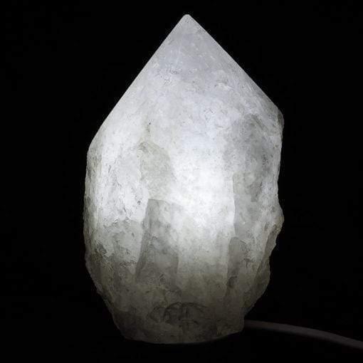 Clear Quartz Point Lamp - Inspire Me Naturally 