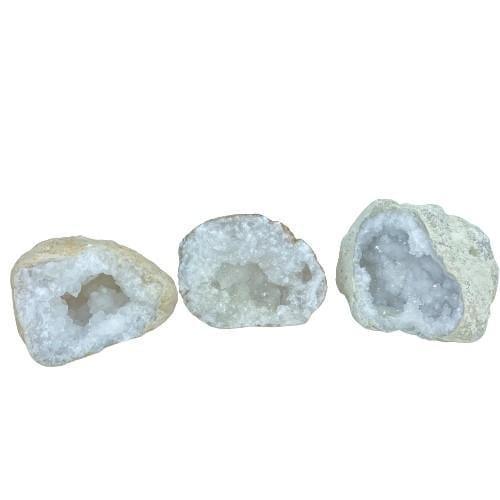 Clear Quartz Single Calcite Geode - Inspire Me Naturally 