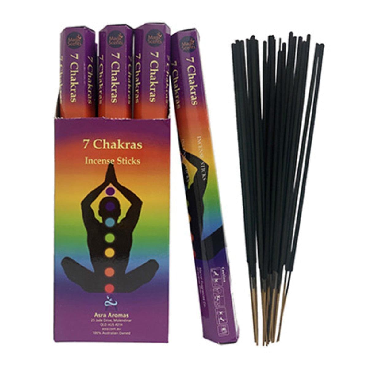 HEX Seven Chakras Incense Sticks - Inspire Me Naturally 