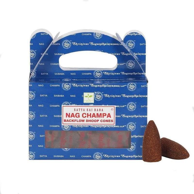 Nag Champa Backflow Incense Cones - Inspire Me Naturally 