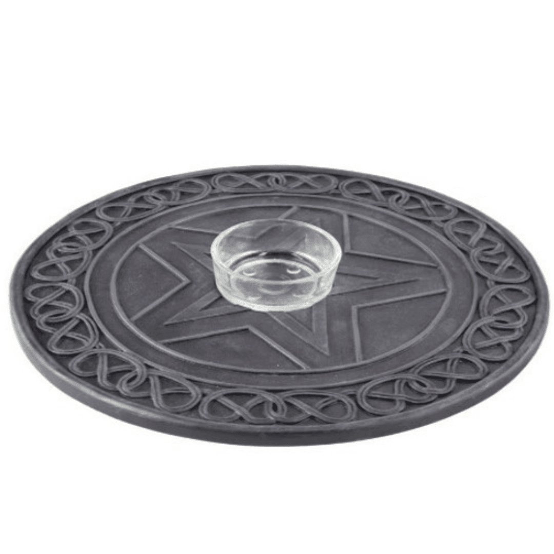 Pentagram Tealight / Incense Holder - Inspire Me Naturally 