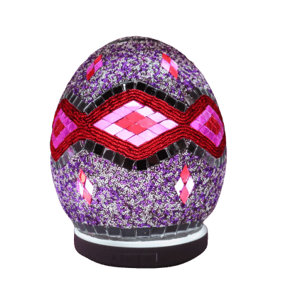 Pink Silver Glass Mosaic Diffuser - Inspire Me Naturally 