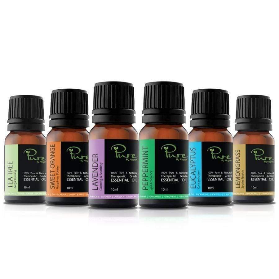 Pure by Alcyon Original 6 Essential Oil Set - Inspire Me Naturally 