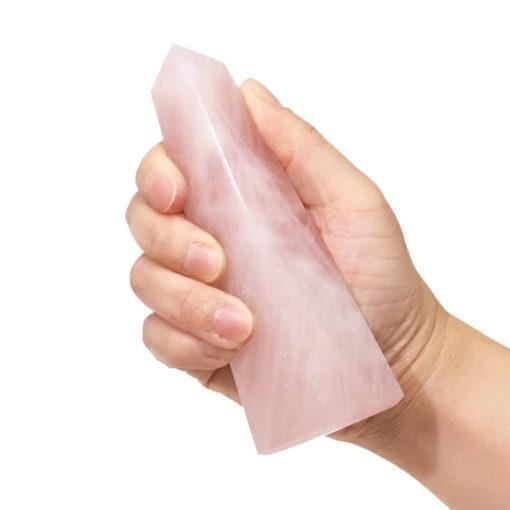 Rose Quartz Obelisk (15-17cm) - Inspire Me Naturally 