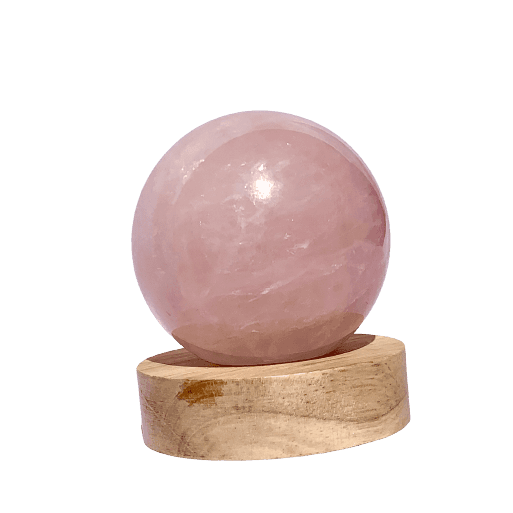 Rose Quartz Sphere 6-8cm 536grams - Inspire Me Naturally 
