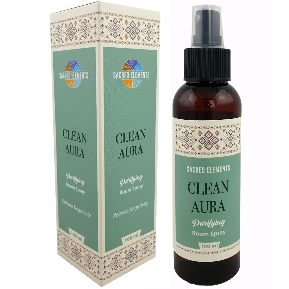 Sacred Elements Clean Aura Spray 100ml - Inspire Me Naturally 