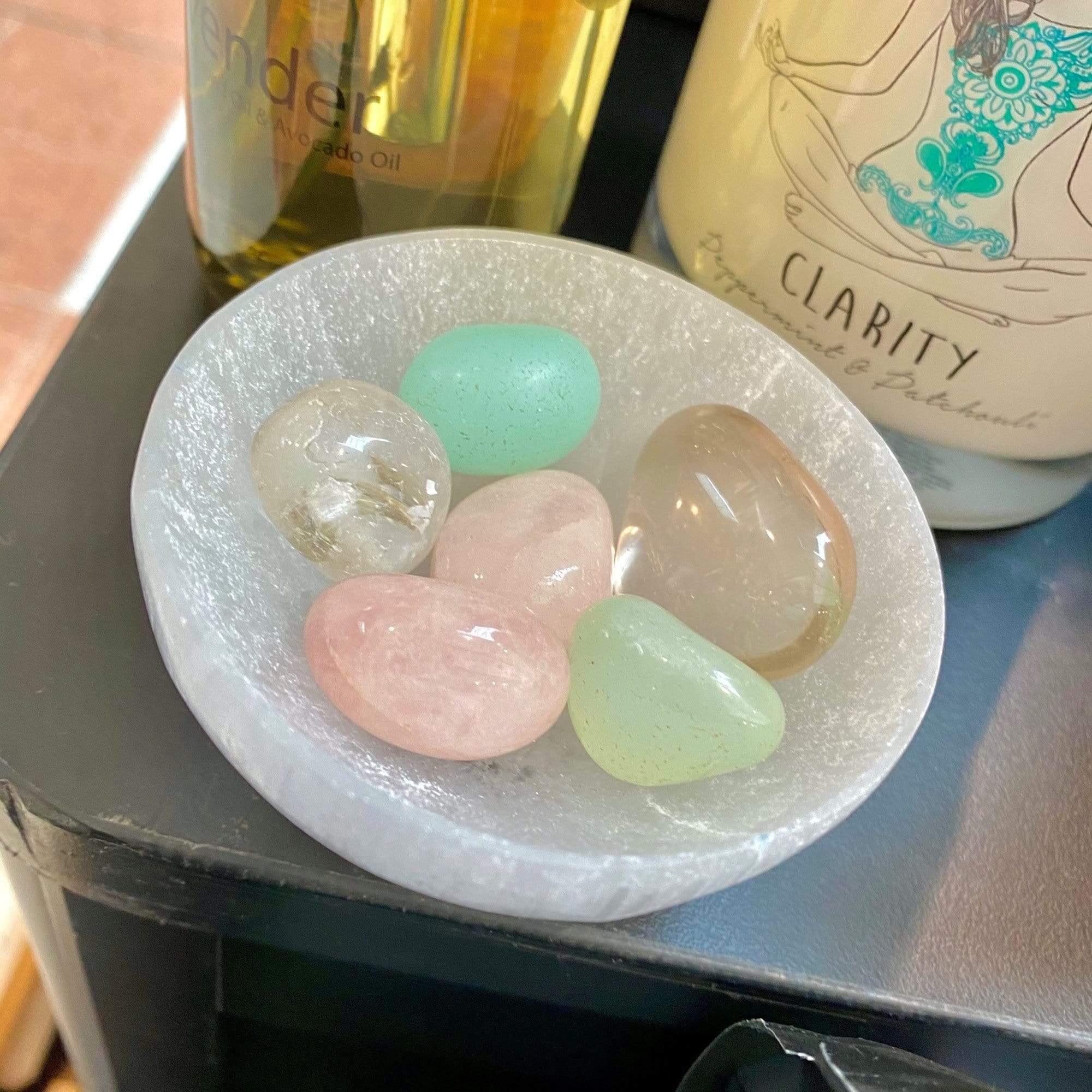 Selenite Cleansing & Charging Bowl - Inspire Me Naturally 