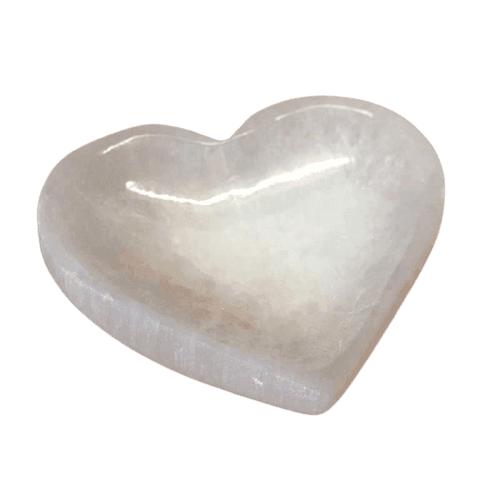 Selenite Heart Bowl - Inspire Me Naturally 